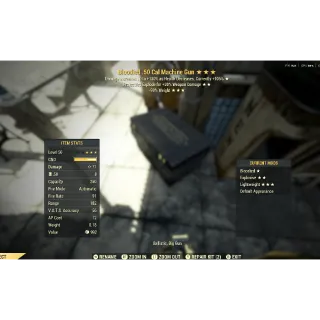 Cal.50 machine gun full  invisible 