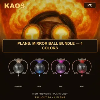 Plans: Mirror Ball Bundle — 4 Colors | PC