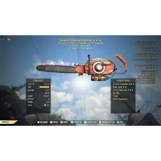 chainsaw vampire 40 speed 25 vats