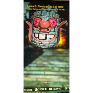 F[NEW 2025] Fasnacht Glowing Corn Cob Mask・Fast Delivery