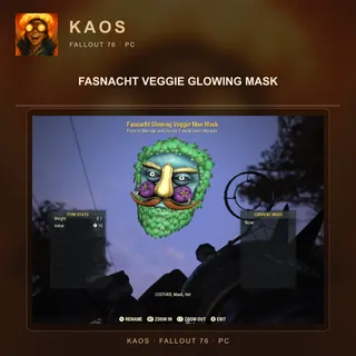 FASNACHT  VEGGIE  GLOWING MASK