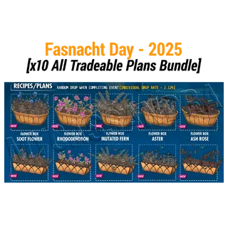 [NEW 2025] x10 Fasnacht Plans Bundle・