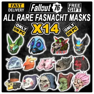 all rare fasnacht x14