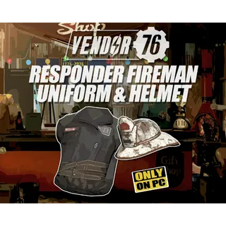 Responder fireman Uniform+helmet set