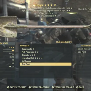 gold shovel paint plan