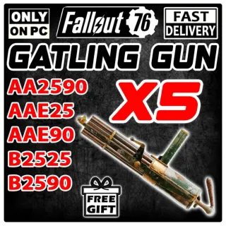 gatling gun aa bloodied