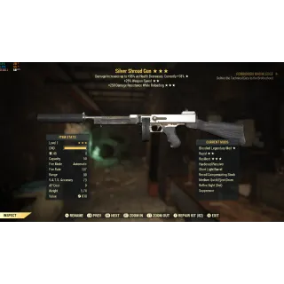 silver shroud gun Dev weapon  