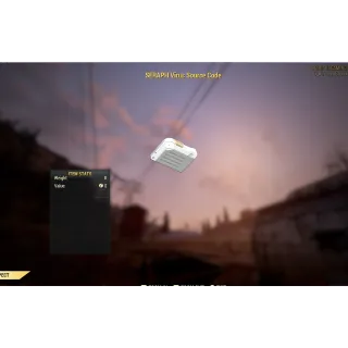 SERAPH Virus Source Code Holo Tape (Glows Blue) (Misc Camp Item) (Collectors Item)