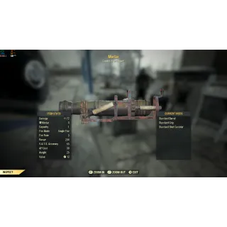 Mortar dev weapon collector no shot 