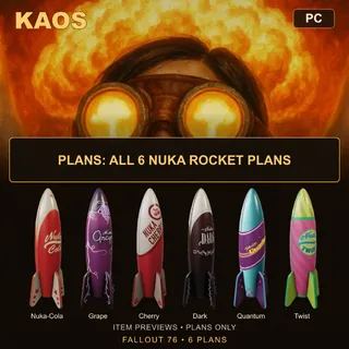 Plans: All 6 Nuka Rocket Plans | PC