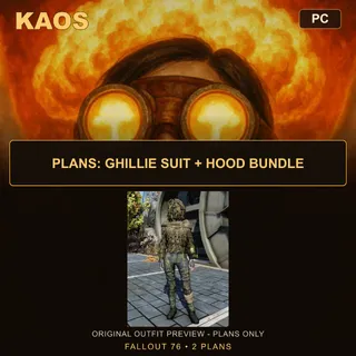 Plans: Ghillie Suit + Hood Bundle | PC