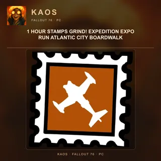 1  hour Stamps Grind! Expedition Expo Run Atlantic City Boardwalk 