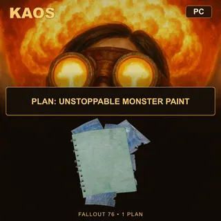 Plan: Unstoppable Monster Paint | PC