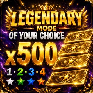 x 500 ANY  Star  1 2 3 4 Legendary Mod Hauler's / Raging / Satiated / Tarnished / Vector