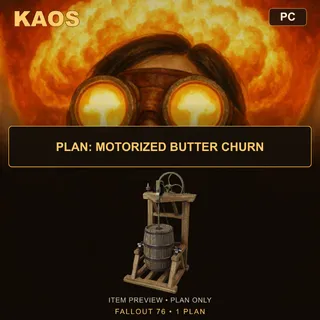 Plan: Motorized Butter Churn | PC