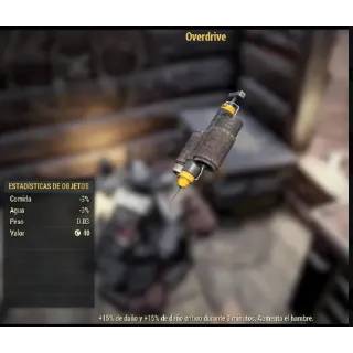 100 x [PC] Overdrive [+15% Damage +30% Critical Damage (for 3 minutes)]