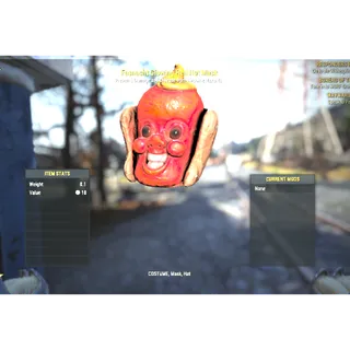 glowing red hot mask 