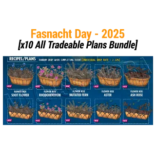 [NEW 2025] x10 Fasnacht Plans Bundle・