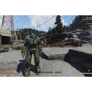 Dev room X0-1 Power armor Level 1 full set 
