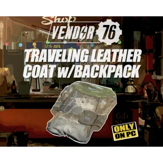 traveling leather coat