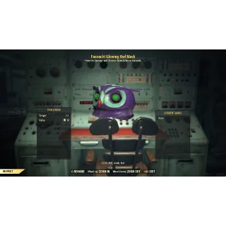 Fasnacht Glowing Owl Mask (New 2025 Rare Mask)