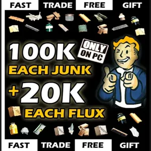 100k each junk 20k  each