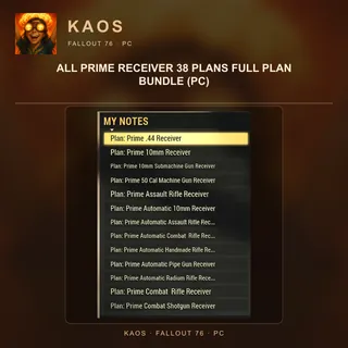 All Prime Receiver 38 Plans Full Plan Bundle (PC)