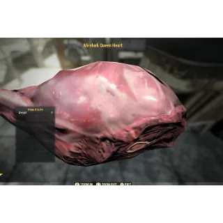 Mirelurk  Queen heart . mothman heart , snallygaster heart , wendigo heart Misc