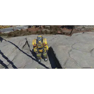 Dev room Excavator (glitch helmet) Power armor Level 1 full set 