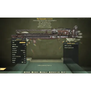 The Guarantee 3 star survivor weapon