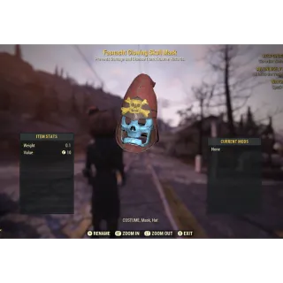 Fasnacht Glowing skull mask new