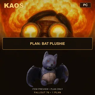 Plan: Bat Plushie | PC