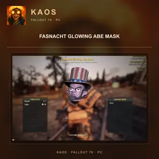 FASNACHT  GLOWING abe MASK