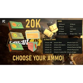 ammo choose any 100k