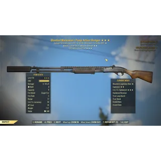 Pump Action Shotgun  invalid item nuclear winter