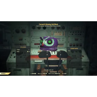 Fasnacht Glowing Owl Mask (New 2025 Rare Mask)