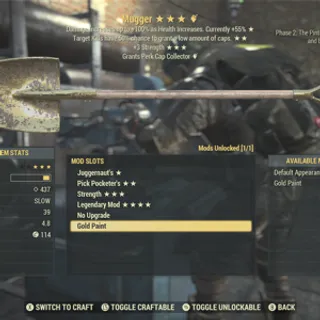 gold shovel paint plan