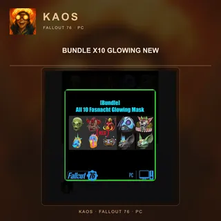 bundle x10 glowing new