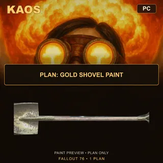 gold shovel paint plan