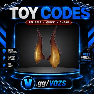 Golden Horns of Pwnage UNREDEEMED Toy Code | Quick Delivery