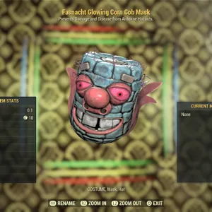 Glowing Corn Cob Mask