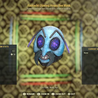 Glowing Honey Bee Mask