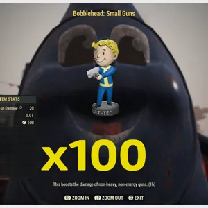 100 Small Guns Bobbles