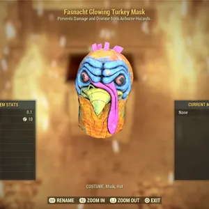 Glowing Turkey Mask