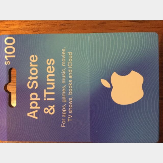 $100.00 Gift Card - iTunes Gift Cards - Gameflip