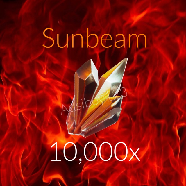 Sunbeam Crystal 10000x Game Items Gameflip