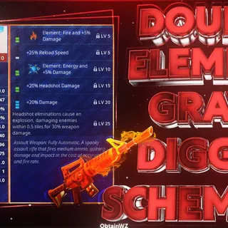 5x 1/1 double element grave digger