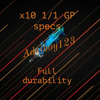 Bundle | x10 1/1 GP specs