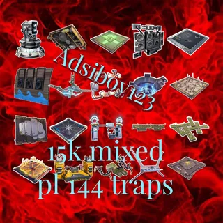 15k mixed pl 144 gr traps