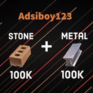 Bundle | 100k Stone + 100k metal